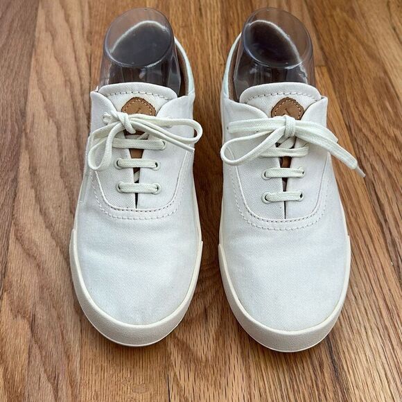 OluKai Kohu Canvas Off White Sneakers Women’s Size 7.5 - Picture 4 of 12
